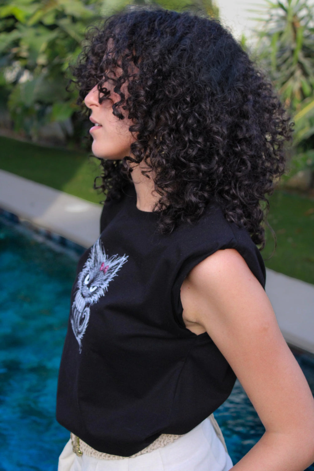 T-shirt Bastet Noir